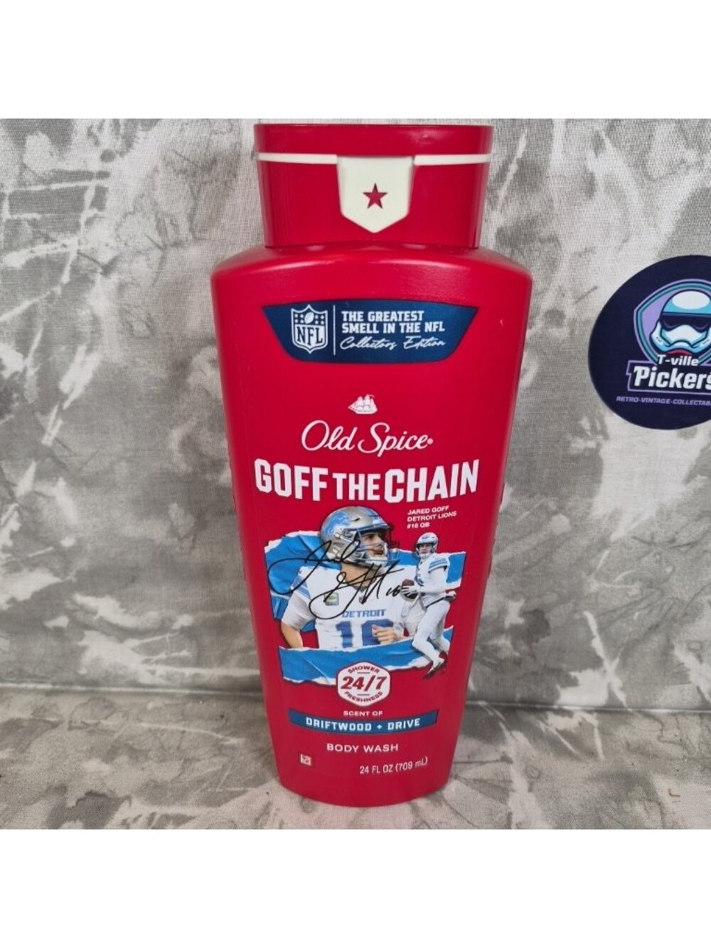 Old Spice Jared Goff The Chain Body Wash Collector Edition Driftwood Drive 24 Oz